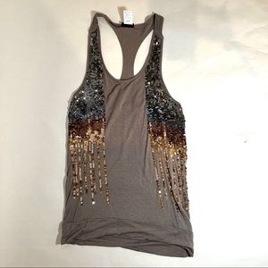 DAYTRIP | Women | Sequined Racerback Tank | S
